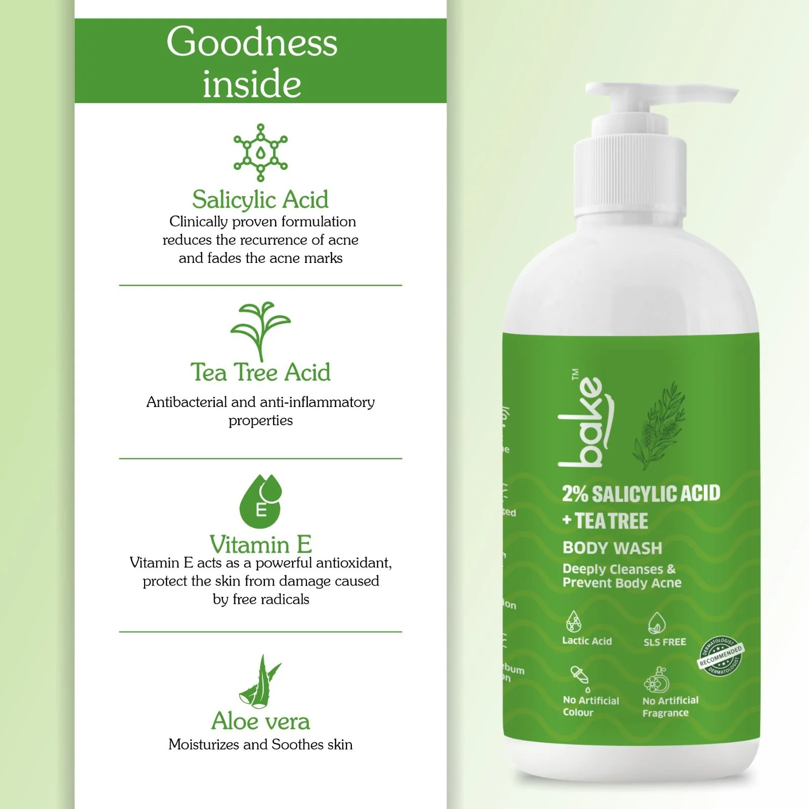 2% Salicylic Acid & Lactic Acid Body Wash - Image 4