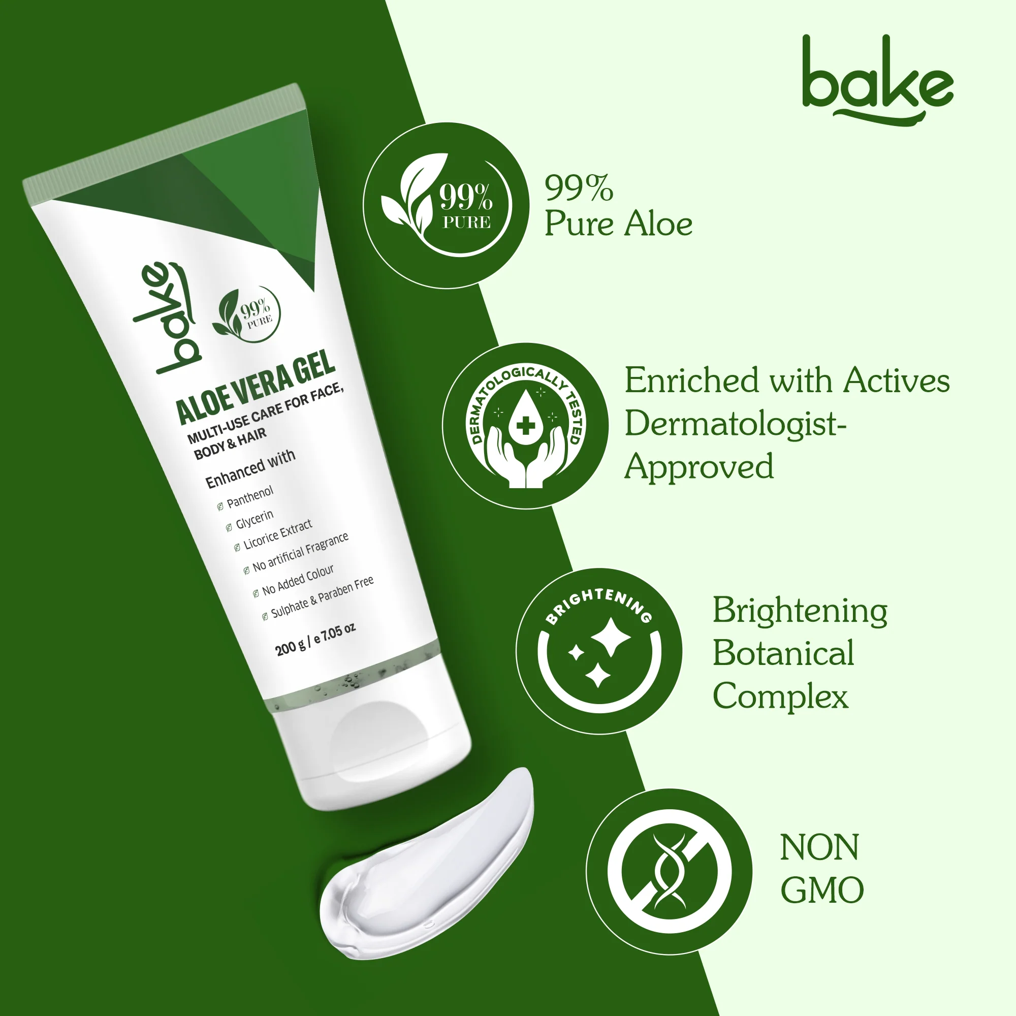 99% Pure Multi-Use Aloe Vera Gel for Face, Body & Hair - Image 5