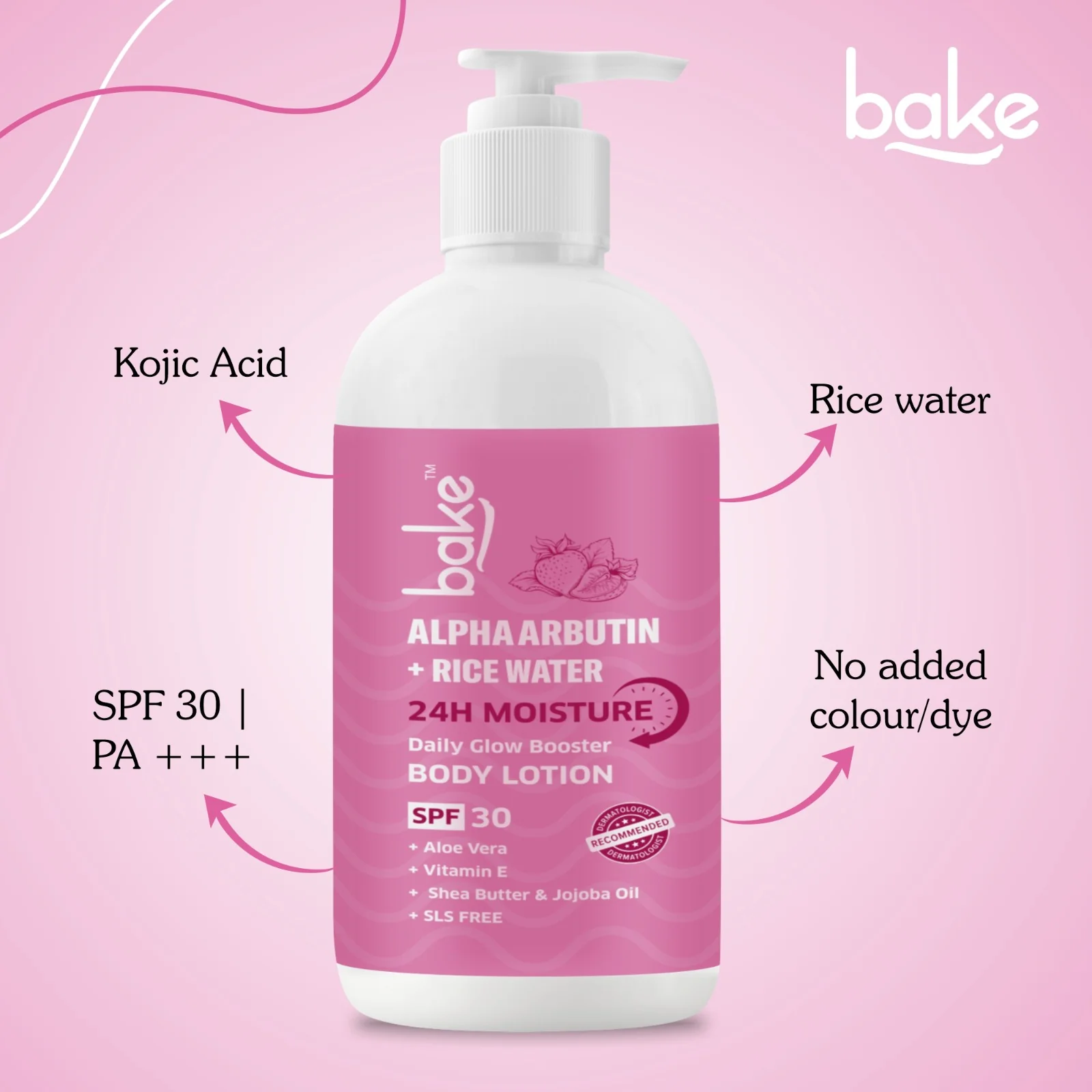 Alpha Arbutin + Rice Water Body Lotion SPF 30 PA+++ - Image 3