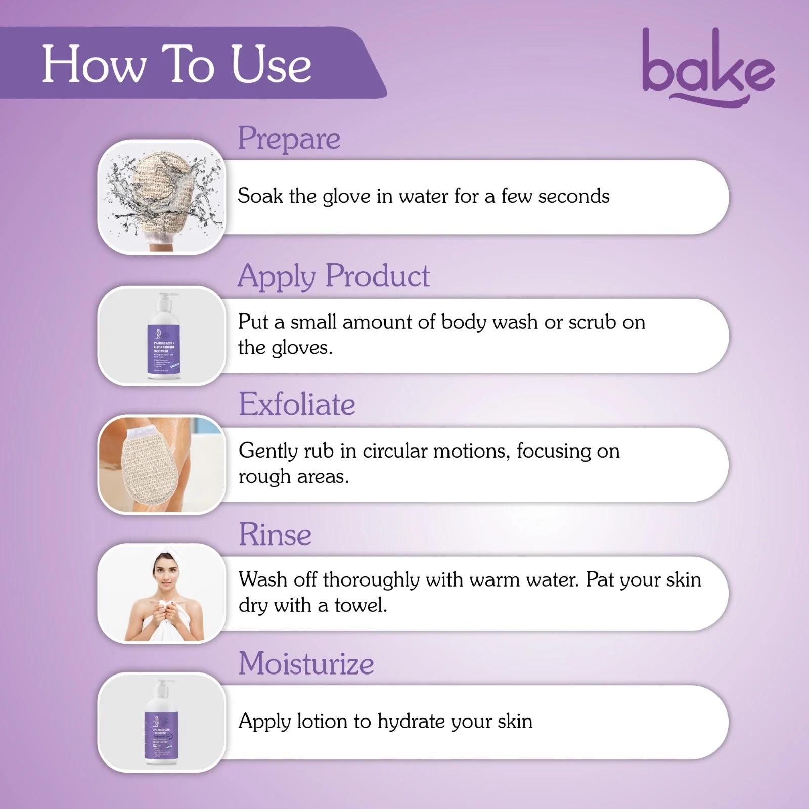 Tan Removal Exfoliating Bath Kit - 100% Ramie Plant Fibre Gloves + Kojic Acid Soap (2 Pcs) with Scrub Treatment - Image 12