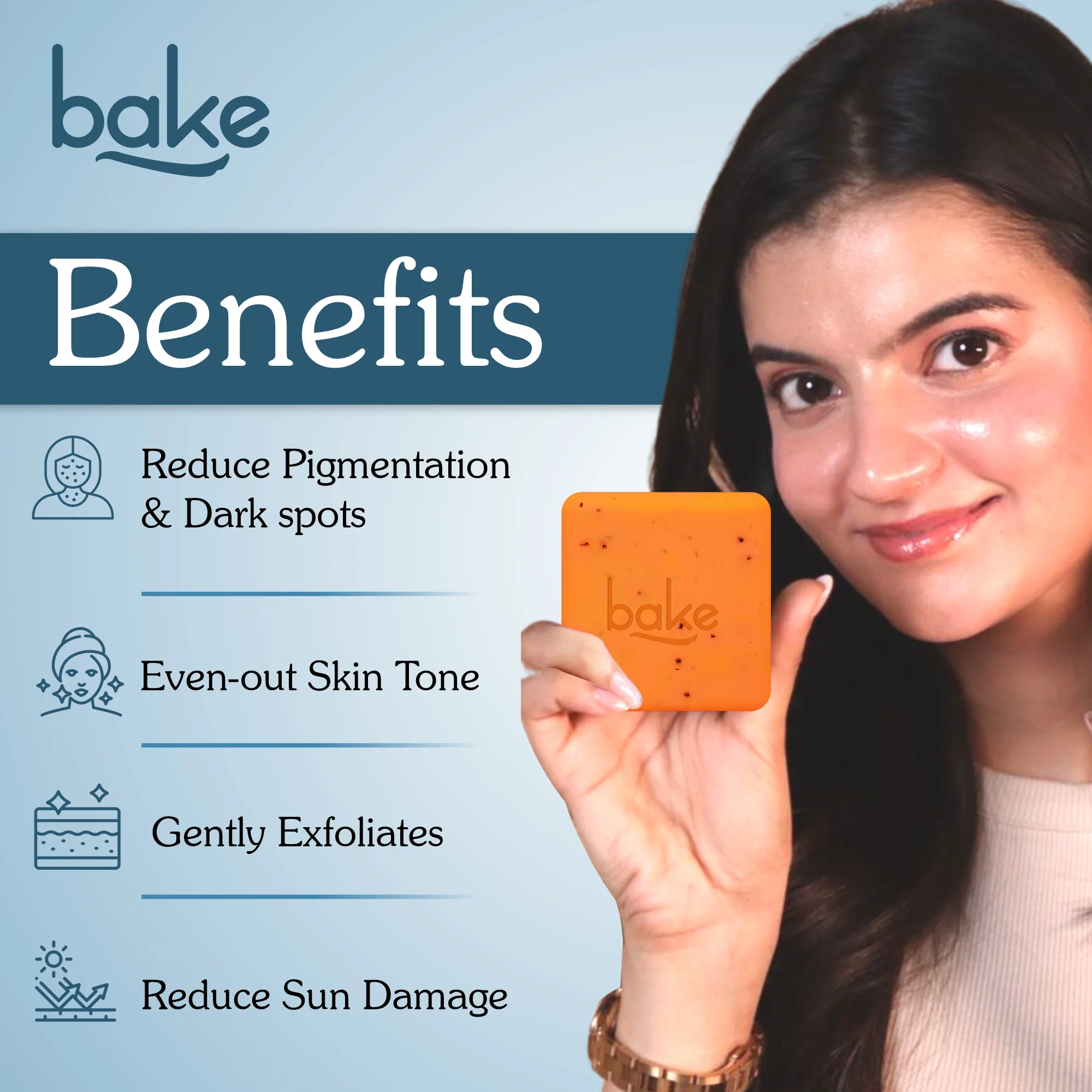 Tan Removal Exfoliating Bath Kit - 100% Ramie Plant Fibre Gloves + Kojic Acid Soap (2 Pcs) with Scrub Treatment - Image 5