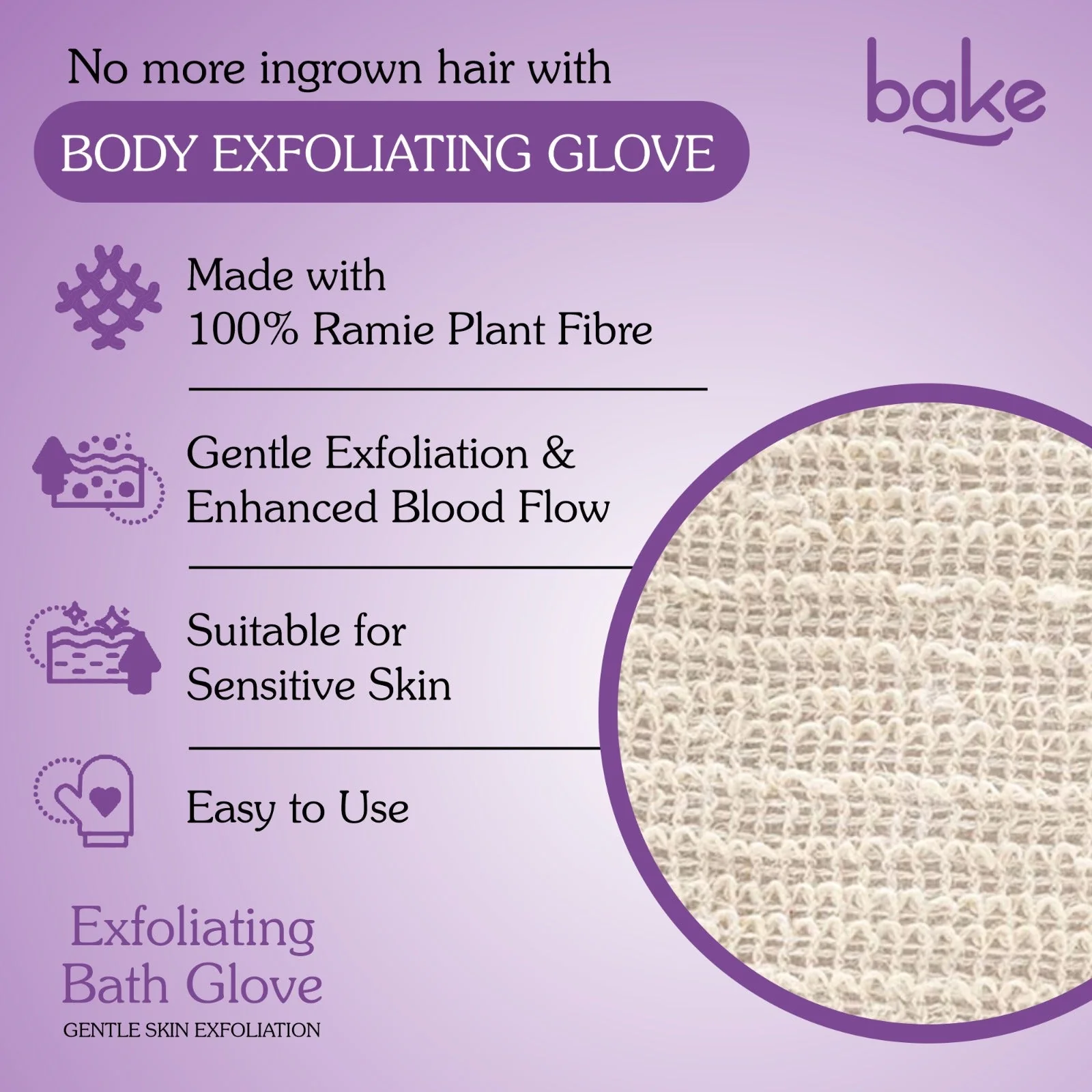 Tan Removal Exfoliating Bath Kit - 100% Ramie Plant Fibre Gloves + Kojic Acid Soap (2 Pcs) with Scrub Treatment - Image 9