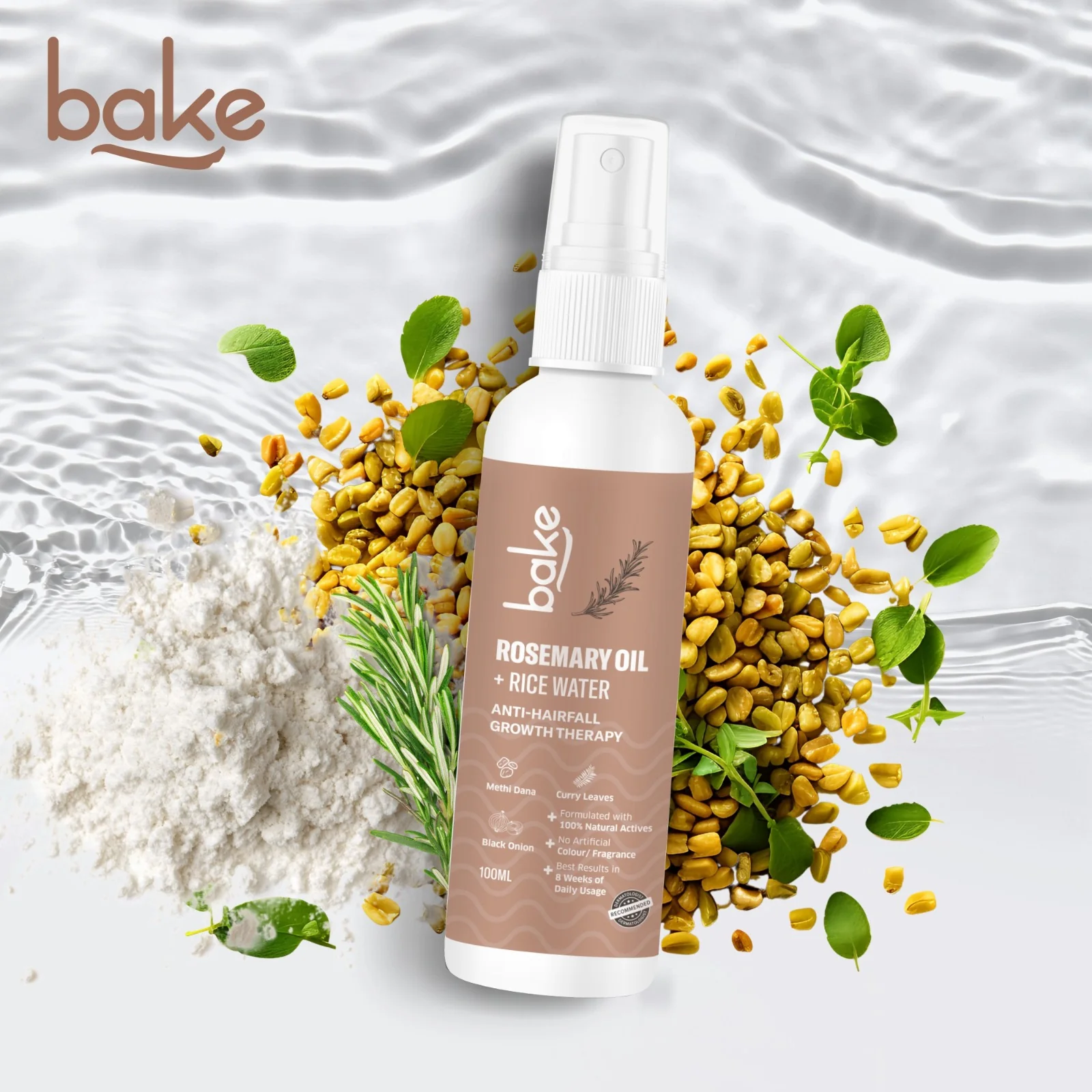 Rosemary Oil + Rice Water Hair Growth Serum Spray - Image 7