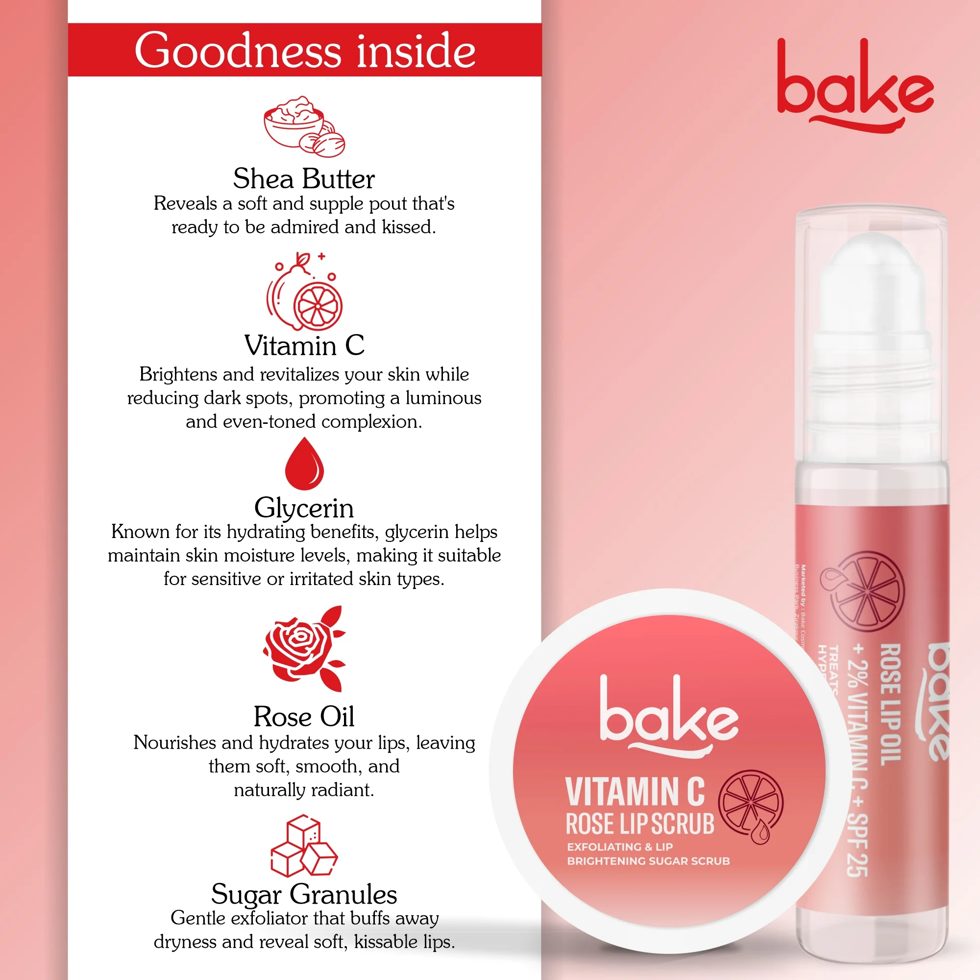 Vitamin C Rose Lip Kit - Image 7